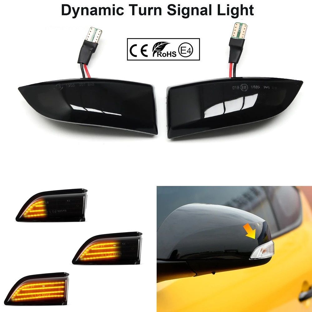 LED BOCNI DYNAMIC MIGAVCI U RETROVIZORU, TIPSKI - RENAULT - SMOKE LENS PL2104M16 Beograd Zemun
